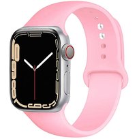 Pasek do zegarka Apple Watch Sport 38/40/41mm Pudrowy Róż Silikon Rhinocell