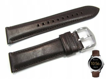 Pasek do zegarka Fossil FTW2119 brązowy 22 mm - FOSSIL