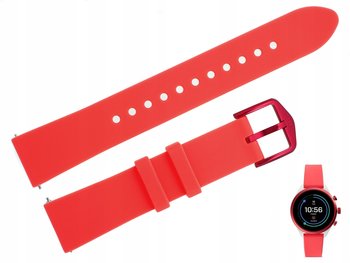 Pasek do zegarka Fossil FTW6027 18 mm czerwony - FOSSIL