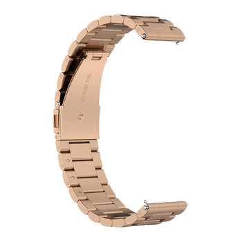 Pasek do zegarka Huawei GT 3 46 mm Stalowa klamra Różowe złoto - Avizar