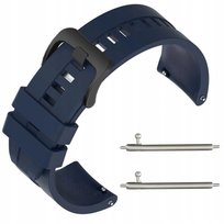 PASEK DO ZEGARKA SMARTWATCHA DEVILL SILIKONOWY 22MM TELESKOPY GRANATOWY