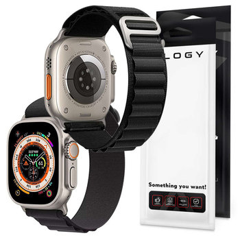 Pasek do zegarka sportowy Alogy Sport Strap do Apple Watch 4/5/6/7/8/SE (38/40/41mm) Czarny - Inny producent