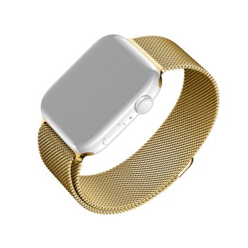 Pasek FIXED Mesh ze stali nierdzewnej do Apple Watch 38/40/41 mm, złoty - FIXED