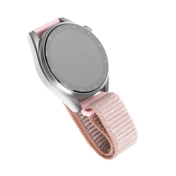 Pasek FIXED Nylon Strap o szerokości 22 mm do smartwatcha, różowe złoto - FIXED
