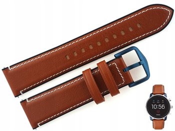 Pasek Fossil FTW4016 brązowy 22 mm - FOSSIL