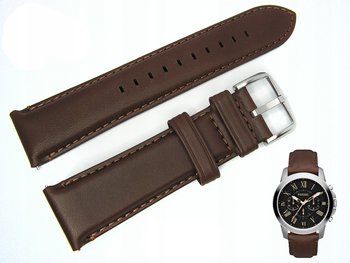 Pasek Fossil Grant FS4813 brązowy 22 mm - FOSSIL