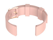 Pasek gumowy do zegarka U15 - różowy/rosegold - 22mm PACIFIC