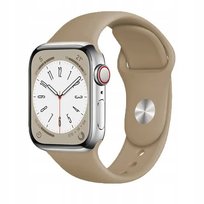 Pasek Gumowy Stylowy do Apple Watch 1 2 3 4 5 6 7 8 9 SE 38/40/41mm KAWOWY Inna marka