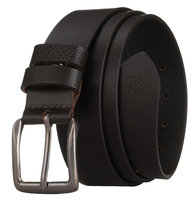 Pasek męski do jeansów PETERSON skórzany klasyczna klamra elegancki casualowy brązowy