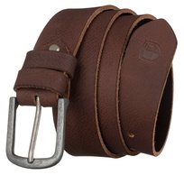 Pasek męski PETERSON brązowy skóra naturalna 110