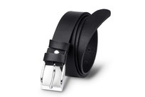 Pasek męski skórzany Kaletnik Czarny 3 cm