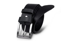 Pasek męski skórzany Kaletnik Czarny 4 cm