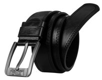 Pasek męski szeroki do spodni klasyczna klamra Always Wild 105 czarny