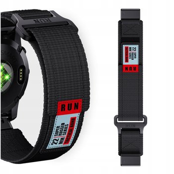 PASEK NYLONOWY DO GARMIN FENIX 5 6 7 8 E PRO SOLAR INSTINCT EPIX QUCIKFIT - JG Smart