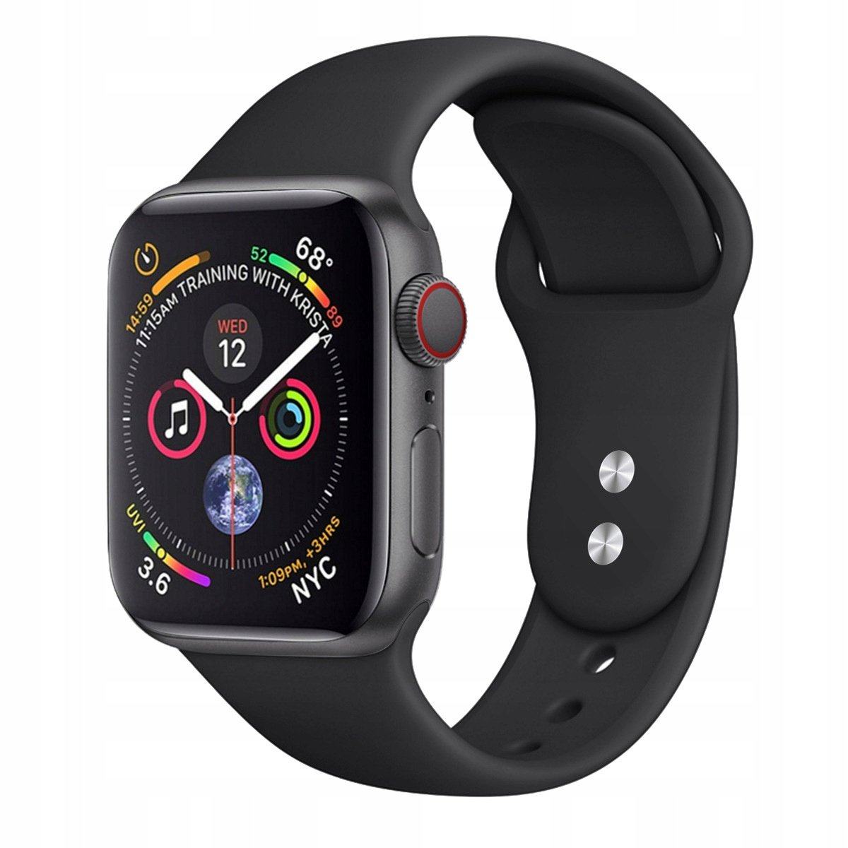 Apple deals Watch Series 3 38mm Space Grey Aluminum Black Sport (GPS) Model: A1858