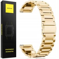 Pasek Opaska Bransoleta Spacecase Stainless Steel do Smartwatch 22mm gold