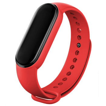 PASEK OPASKA JEDNOLITA do XIAOMI MI BAND 5/6 (czerwony) - Chronsmarta