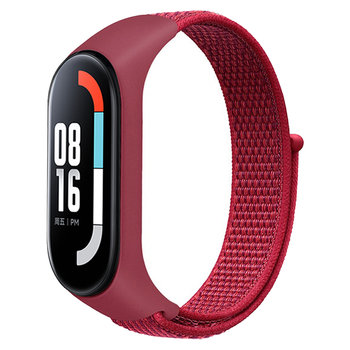 Pasek opaska nylonowa do Xiaomi Mi Band 3/4/5/6/7 "Malinowy" - Vanfone