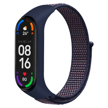 Pasek Opaska Nylonowa do Xiaomi Mi Band 3/4/5/6 "Indygo" - DreamLab