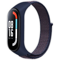 Pasek opaska nylonowa Vanfone do Xiaomi Mi Band 3/4/5/6/7, indygo