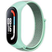 Pasek opaska nylonowa Vanfone do Xiaomi Mi Band 3/4/5/6/7, miętowy