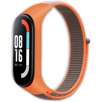 Pasek opaska nylonowa Vanfone do Xiaomi Mi Band 3/4/5/6/7, pomarańczowy neon