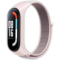 Pasek opaska nylonowa Vanfone do Xiaomi Mi Band 3/4/5/6/7, różowy