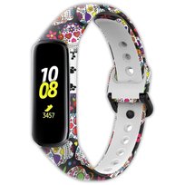 Pasek opaska silikonowa Vanfone do Samsung Galaxy Fit 2 SM-R220, graffiti