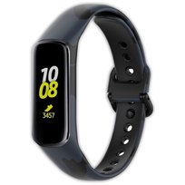 Pasek opaska silikonowa Vanfone do Samsung Galaxy Fit 2 SM-R220, moro czarne