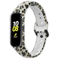 Pasek opaska silikonowa Vanfone do Samsung Galaxy Fit 2 SM-R220, panterka