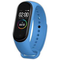 Pasek opaska silikonowa vanfone do xiaomi mi band 3/4, błękitny