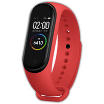 Pasek opaska silikonowa vanfone do xiaomi mi band 3/4, czerwony