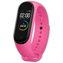 Pasek opaska silikonowa vanfone do xiaomi mi band 3/4, hot pink