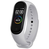 Pasek opaska silikonowa vanfone do xiaomi mi band 3/4, szary