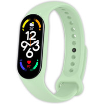 Pasek opaska silikonowa Vanfone do Xiaomi Mi Band 5/6/7, akwamaryn