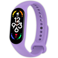 Pasek opaska silikonowa Vanfone do Xiaomi Mi Band 5/6/7, lawendowy