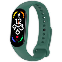 Pasek opaska silikonowa Vanfone do Xiaomi Mi Band 5/6/7, nefrytowy