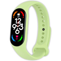 Pasek opaska silikonowa Vanfone do Xiaomi Mi Band 5/6/7, pistacjowy