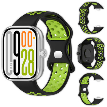 Pasek perforowany Vanfone do Xiaomi Redmi Watch 5/4, czarno-zielony - Vanfone