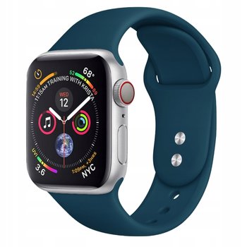 PASEK SILICONE BAND DO APPLE WATCH 42/44/45MM M/L - GRANATOWY - Bowi