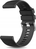 PASEK SILIKONOWY DO ZEGARKA 18mm 20mm 22mm CZARNY 2 SZT YLK