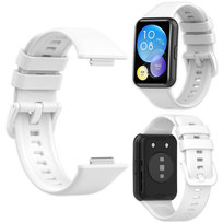 Pasek silikonowy Vanfone do Huawei Watch Fit 2, biały