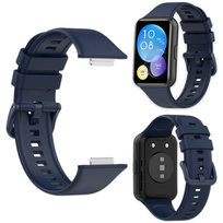 Pasek silikonowy Vanfone do Huawei Watch Fit 2, granatowy