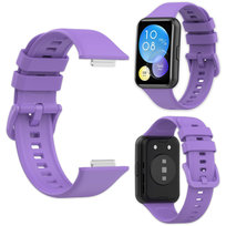 Pasek silikonowy Vanfone do Huawei Watch Fit 2, lawendowy