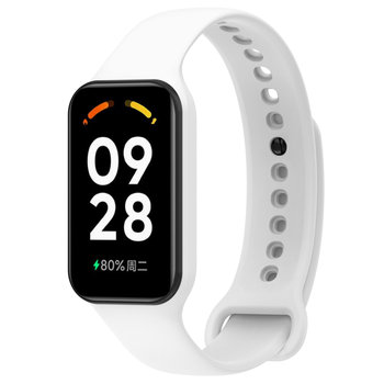 Pasek silikonowy Vanfone do Xiaomi Redmi Smart Band 2/Mi Band 8 Active, biały - Vanfone