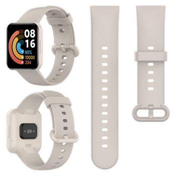 Pasek silikonowy Vanfone do Xiaomi Redmi Watch 2 Lite, kremowy - Vanfone