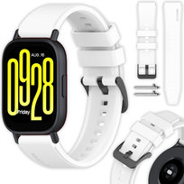 Pasek silikonowy Vanfone do Xiaomi Redmi Watch 5 Active / 5 Lite, biały