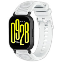 Pasek silikonowy Vanfone do Xiaomi Redmi Watch 5 Active / 5 Lite, biały