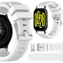 Pasek silikonowy Vanfone do Xiaomi Redmi Watch 5 Active / 5 Lite, biały