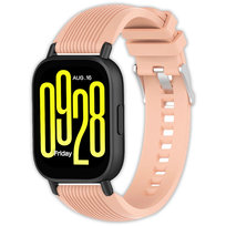 Pasek silikonowy Vanfone do Xiaomi Redmi Watch 5 Active / 5 Lite, pudrowy róż